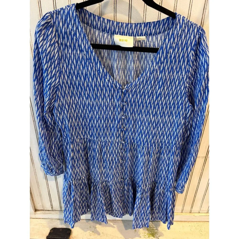 Anthropolgie Maeve Flowy Blouse - Picture 3 of 5